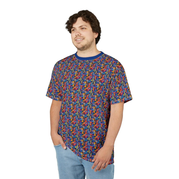 Vibrant Music-Themed Unisex Tee, Colorful Music Notes Shirt, Perfect for Musicians, Concerts, Festivals, Gifts for Music Lovers, Everyday