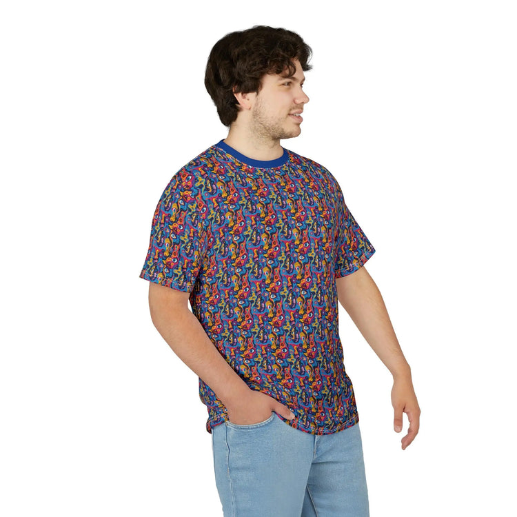 Vibrant Music-Themed Unisex Tee, Colorful Music Notes Shirt, Perfect for Musicians, Concerts, Festivals, Gifts for Music Lovers, Everyday