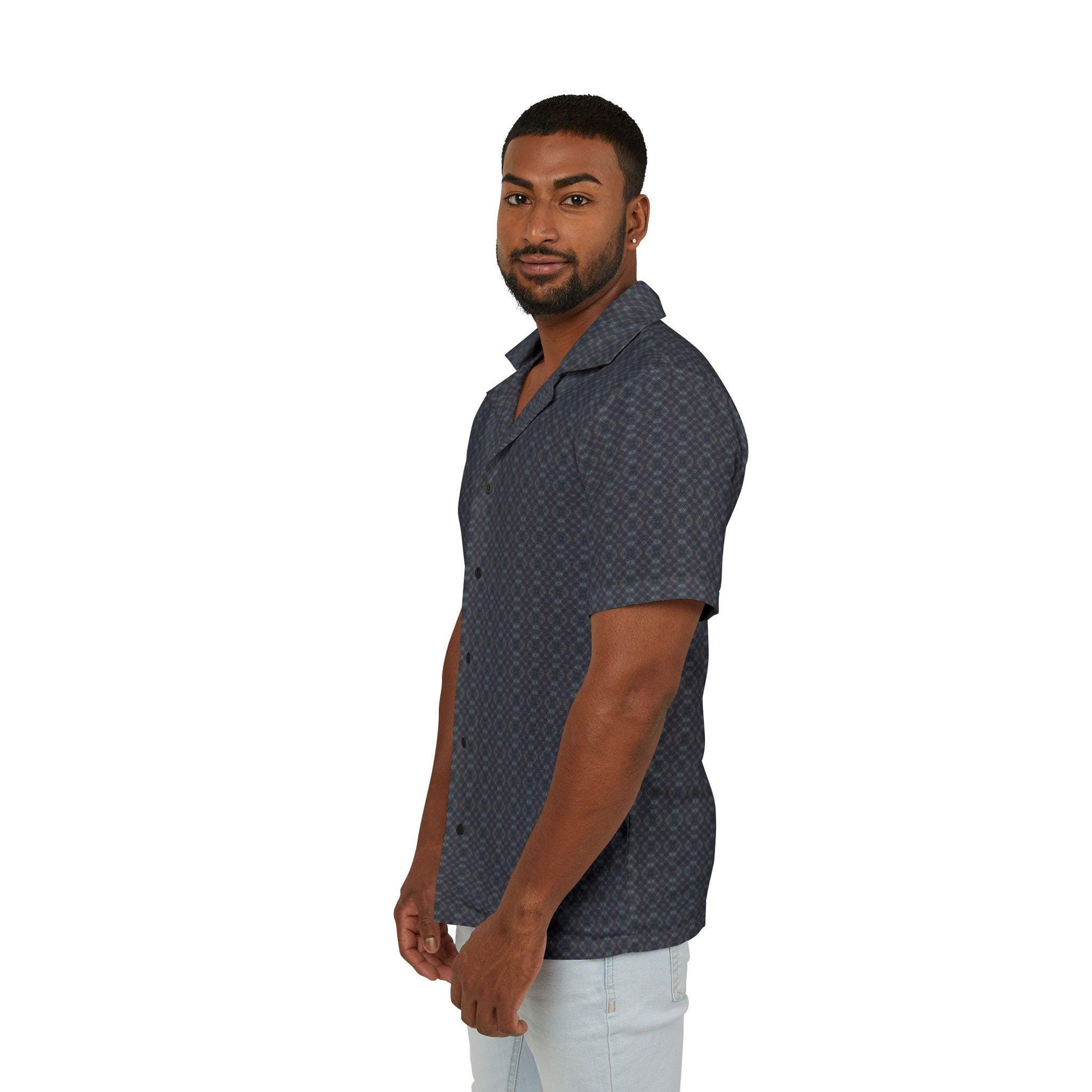 Men's Hawaiian Camp Shirt - Relaxed Vacation Vibe, Perfect for Summer Holidays, Beachwear, Travel, Casual Outings, Parties