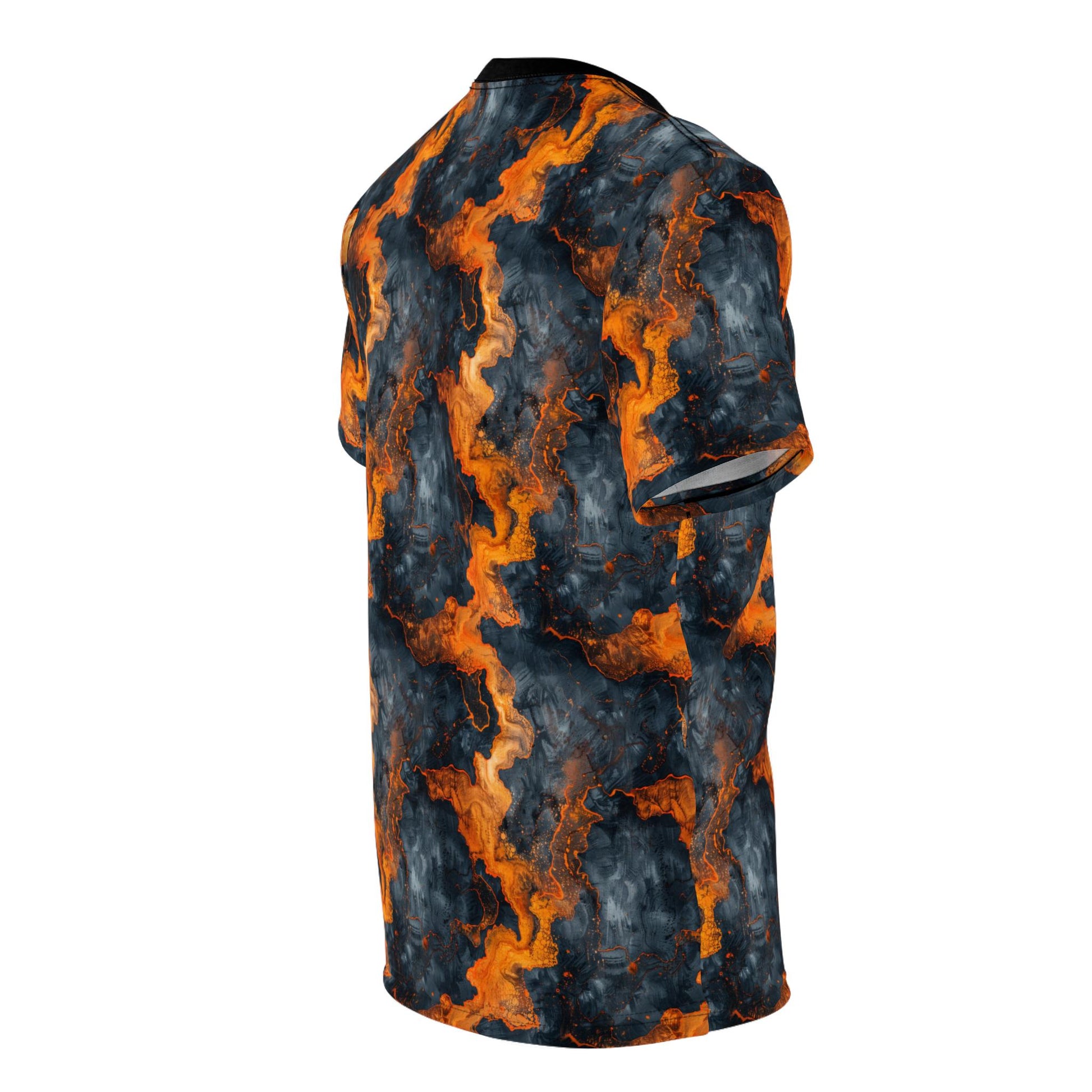 Vibrant Abstract Men's Cut & Sew Tee, Unique Graphic T-Shirt for Art Lovers, Gift for Creative Minds, Festival Wear, Summer Fashion