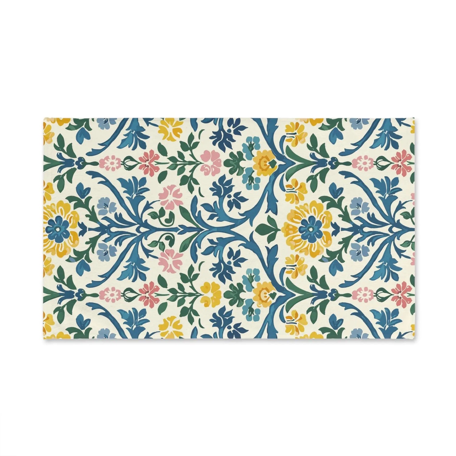 Floral Hand Towel, Vintage Kitchen Towel, Bathroom Decor, Cottagecore Home Design, Gift for Garden Lovers, Spring Decor