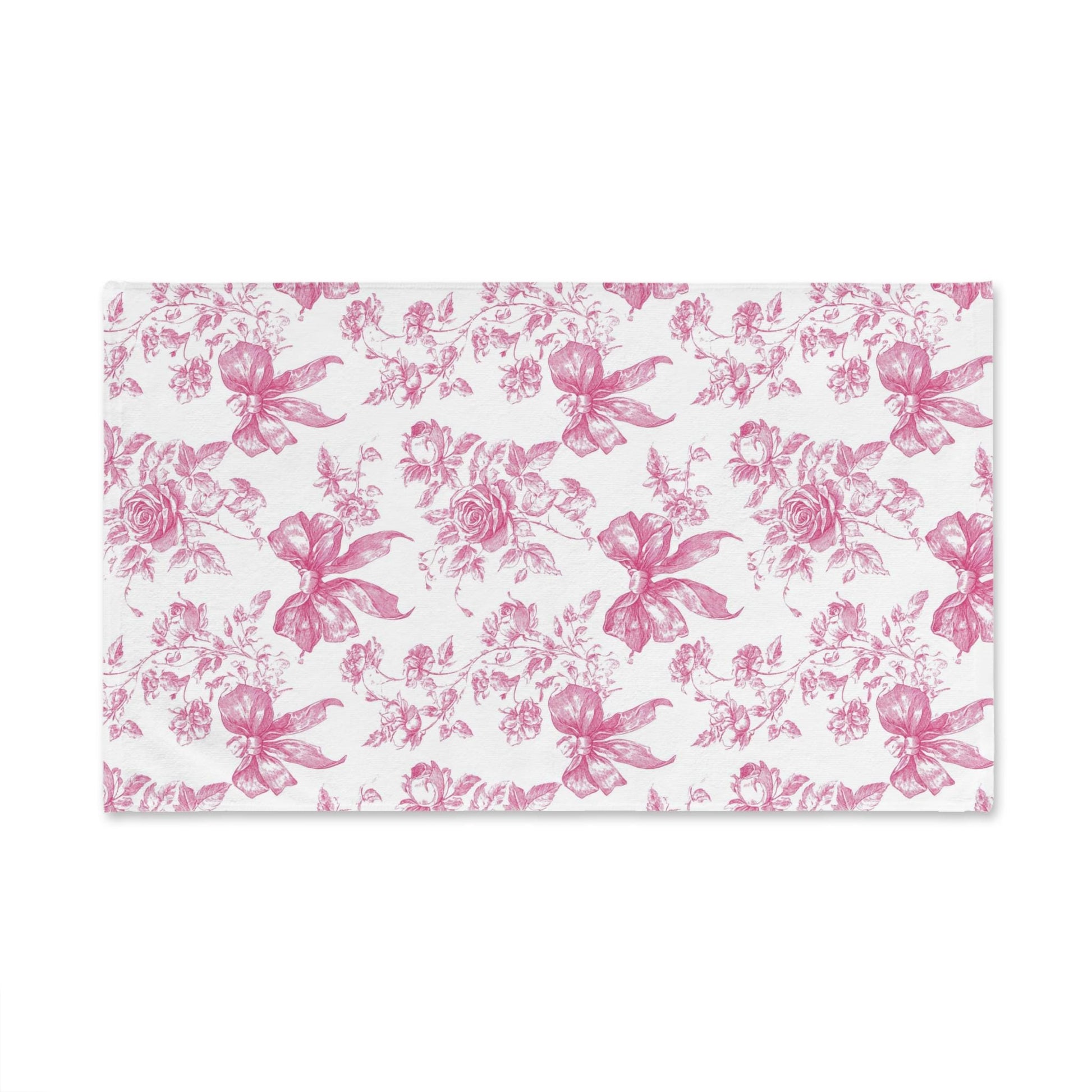 Vintage Floral Hand Towel - Romantic Kitchen Decor, Gift for Her, Bridal Shower, Home Essentials, Kitchen Towel