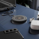 Celestial Quake Wireless Charging Pad - Starry Design, Galaxy Decor, Tech Gift, Eco-Friendly Gadget Holder, Home Office Desk Accessory