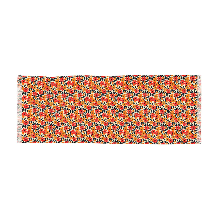 Floral Light Scarf - Stylish Spring Accessory, Perfect for Layering, Gift for Her, Summer Wrap, Celebration Scarf