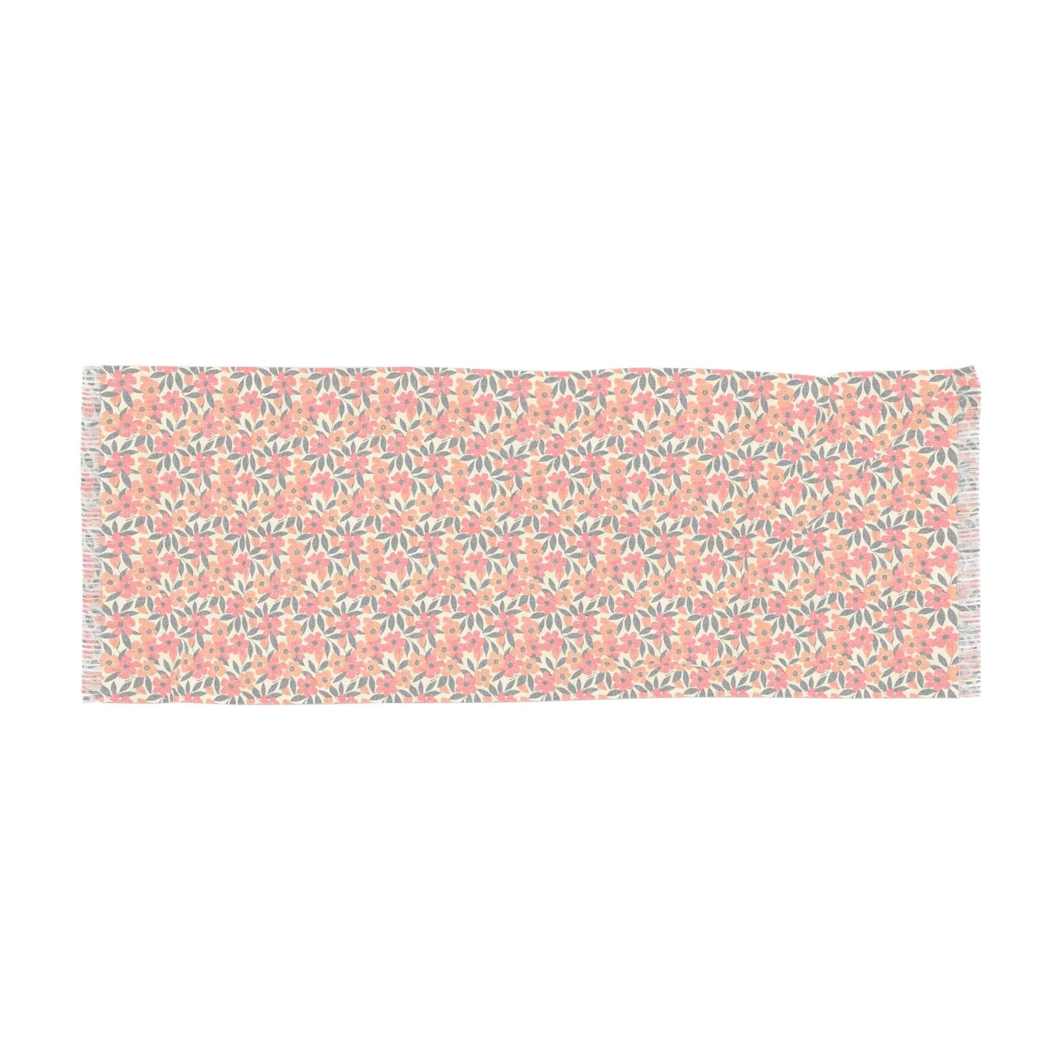 Floral Light Scarf - Stylish Spring Accessory, Perfect for Layering, Gift for Her, Summer Wrap, Celebration Scarf