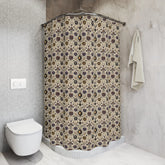Boho Floral Shower Curtain | Vibrant Bath Decor, Eco-Friendly Bathroom, Unique Gift for Home, Festival Vibes, Colorful Patterns