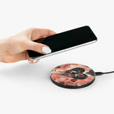 Romantic Floral Wireless Charger, Unique Fast Charger, Valentine&