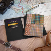 Checkered Passport Cover, Travel Accessories, Cute Passport Holder, Passport Wallet, Gifts for Travelers