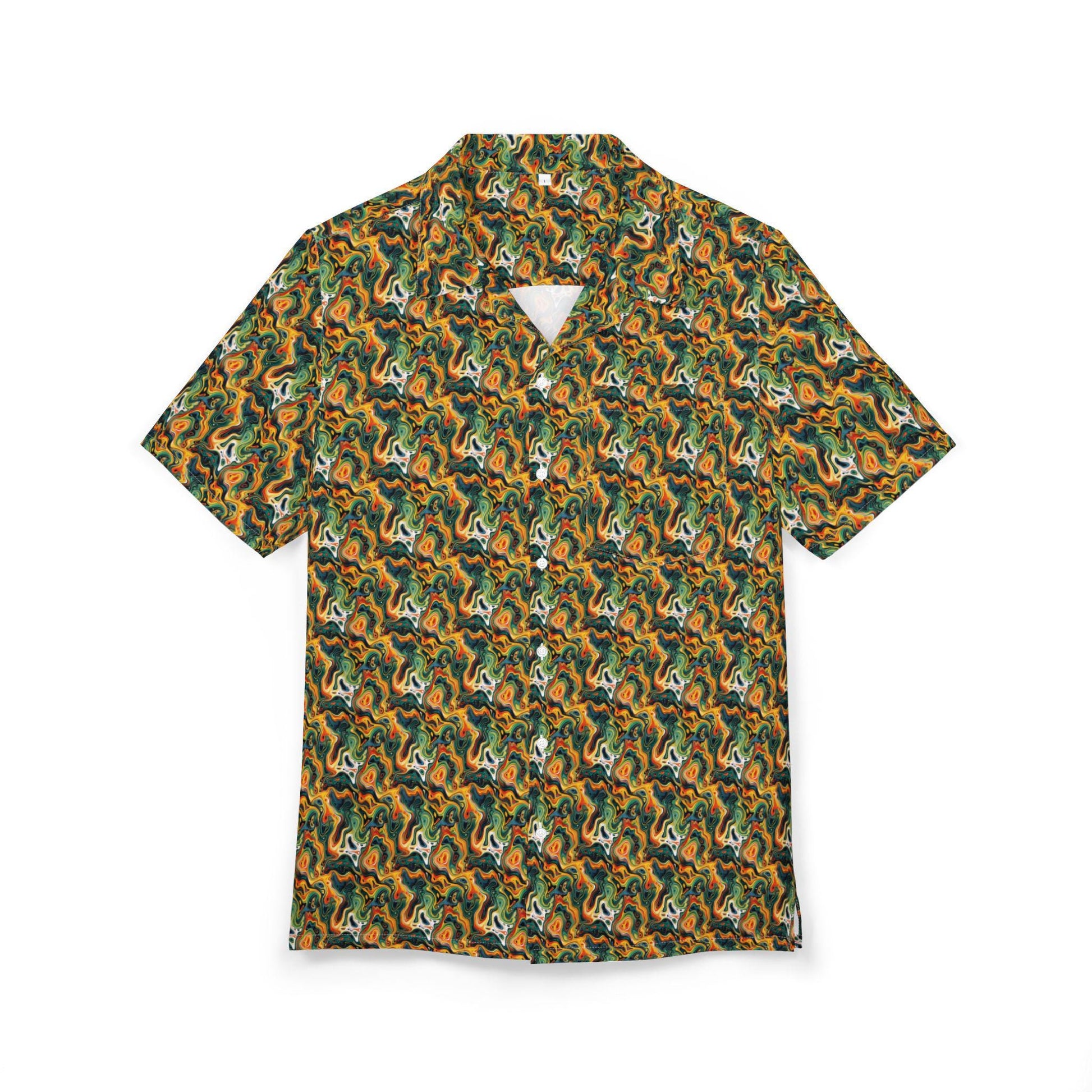 Tropical Vibes Men's Hawaiian Shirt - Perfect for Summer, Vacations, Beach Days, Luau, Tropical Party Wear, Festival Style
