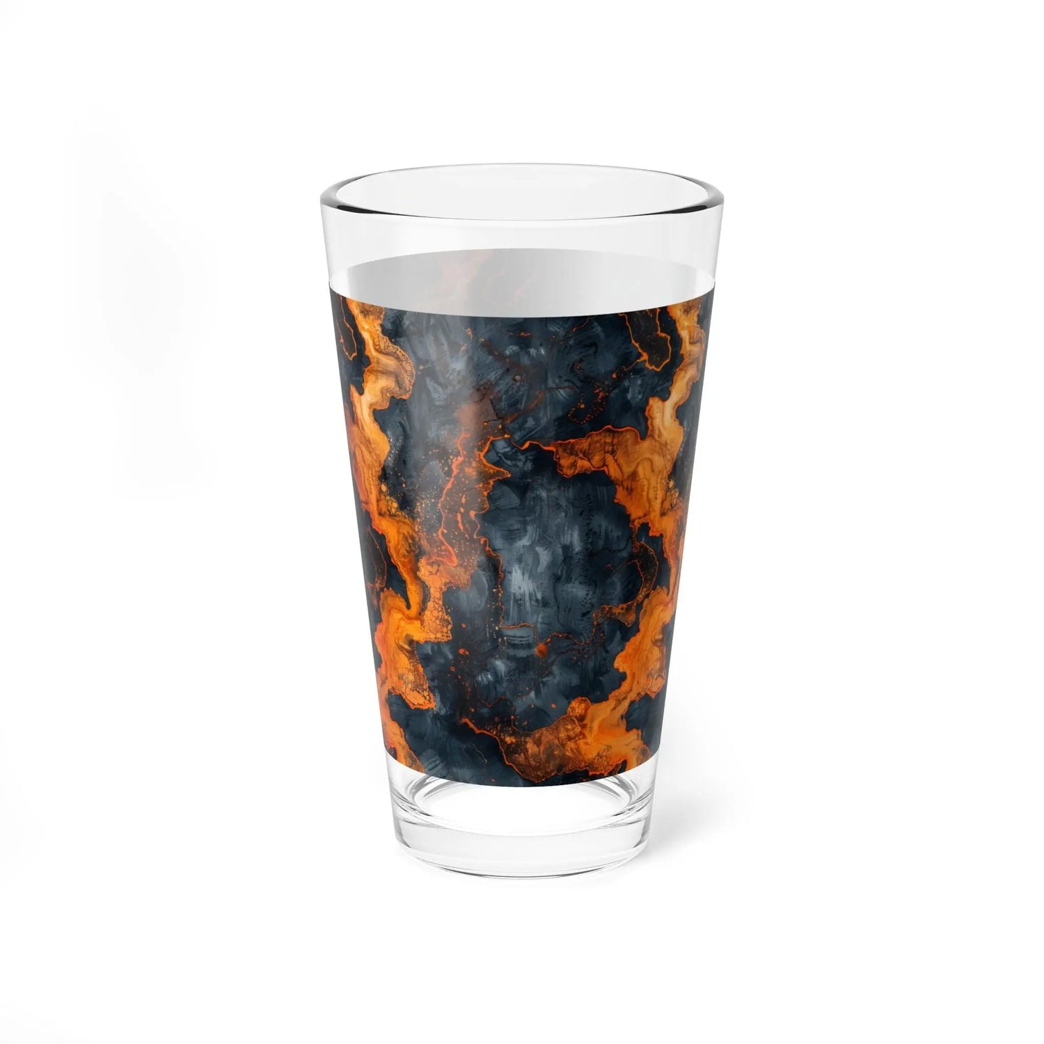 Artisan Mixing Glass, 16oz - Marbled Drinkware, Unique Cocktail Glass, Home Bar Decor, Gift for Mixologists, Modern Kitchen Accent