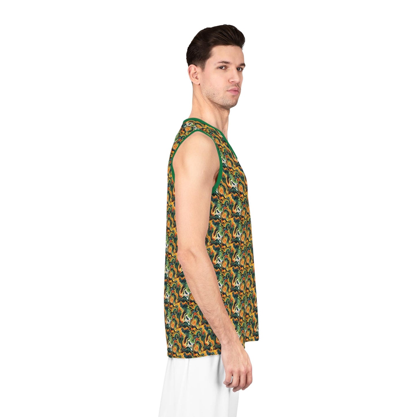 Vibrant Mesh Basketball Jersey, Sports Team Apparel, Summer Activities, Unique Gift for Athletes, Casual Style, Gym Wear