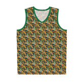 Vibrant Mesh Basketball Jersey, Sports Team Apparel, Summer Activities, Unique Gift for Athletes, Casual Style, Gym Wear