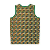 Vibrant Mesh Basketball Jersey, Sports Team Apparel, Summer Activities, Unique Gift for Athletes, Casual Style, Gym Wear