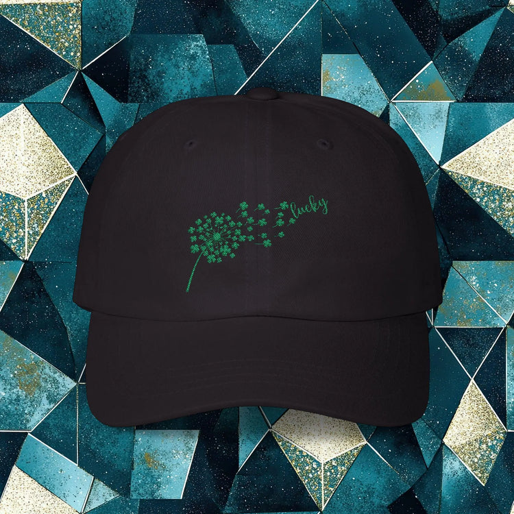 Lucky Dandelion Classic Dad Cap, Casual Hat for Outdoors, Perfect Gift for Dads, Trendy Everyday Wear, Refreshing Summer Accessory