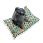 Floral Pet Bed for Dogs & Cats, Personalized Dog Bed with Butterflies, Cozy Pet Cushion, Unique Pet Gift, Home Decor for Pet Lovers