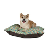 Floral Pet Bed for Dogs & Cats, Personalized Dog Bed with Butterflies, Cozy Pet Cushion, Unique Pet Gift, Home Decor for Pet Lovers
