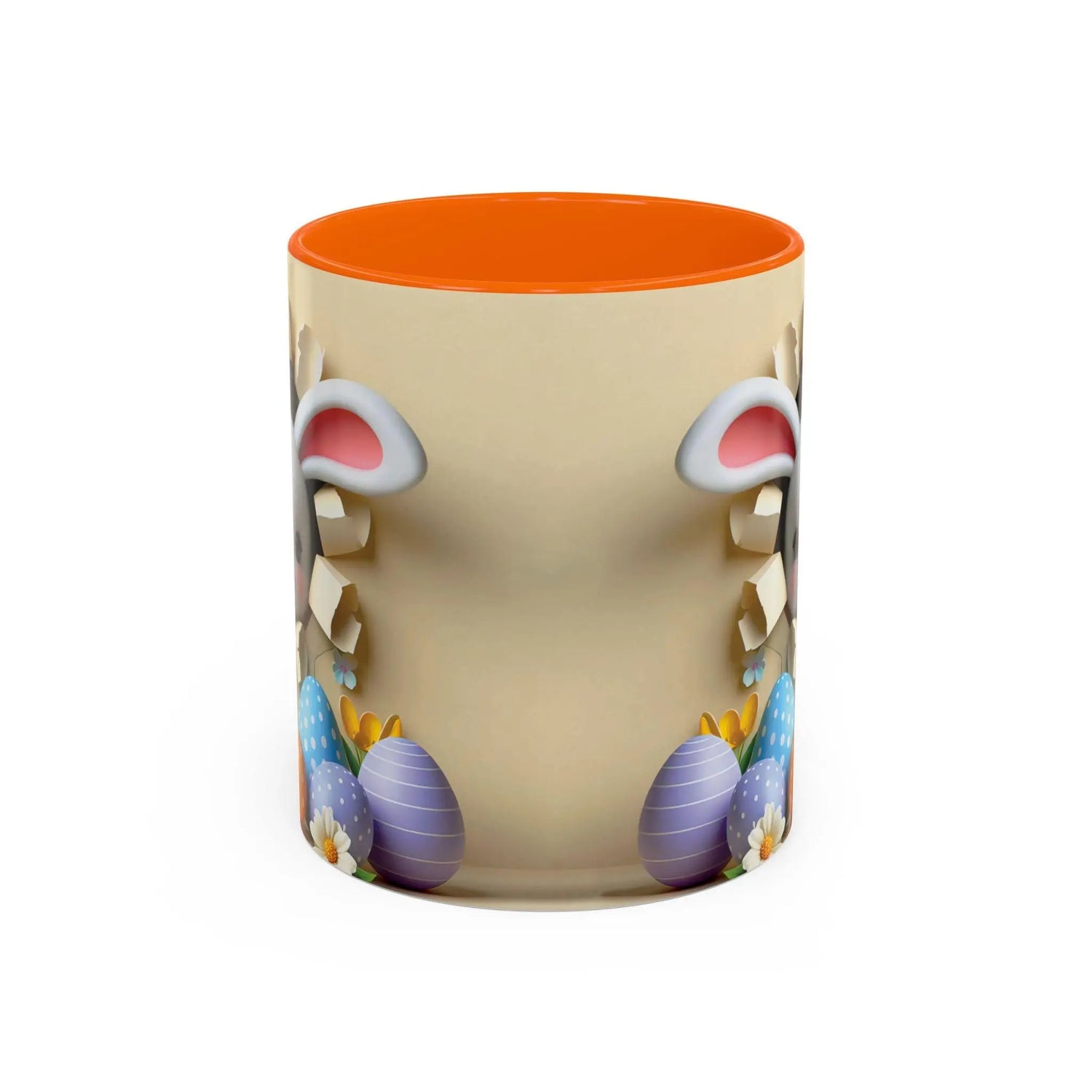 Cute Easter Bunny Coffee Mug, Spring Decor Mug, Funny Gift for Kids, Tea Cup, Easter Celebration, Unique Kitchenware