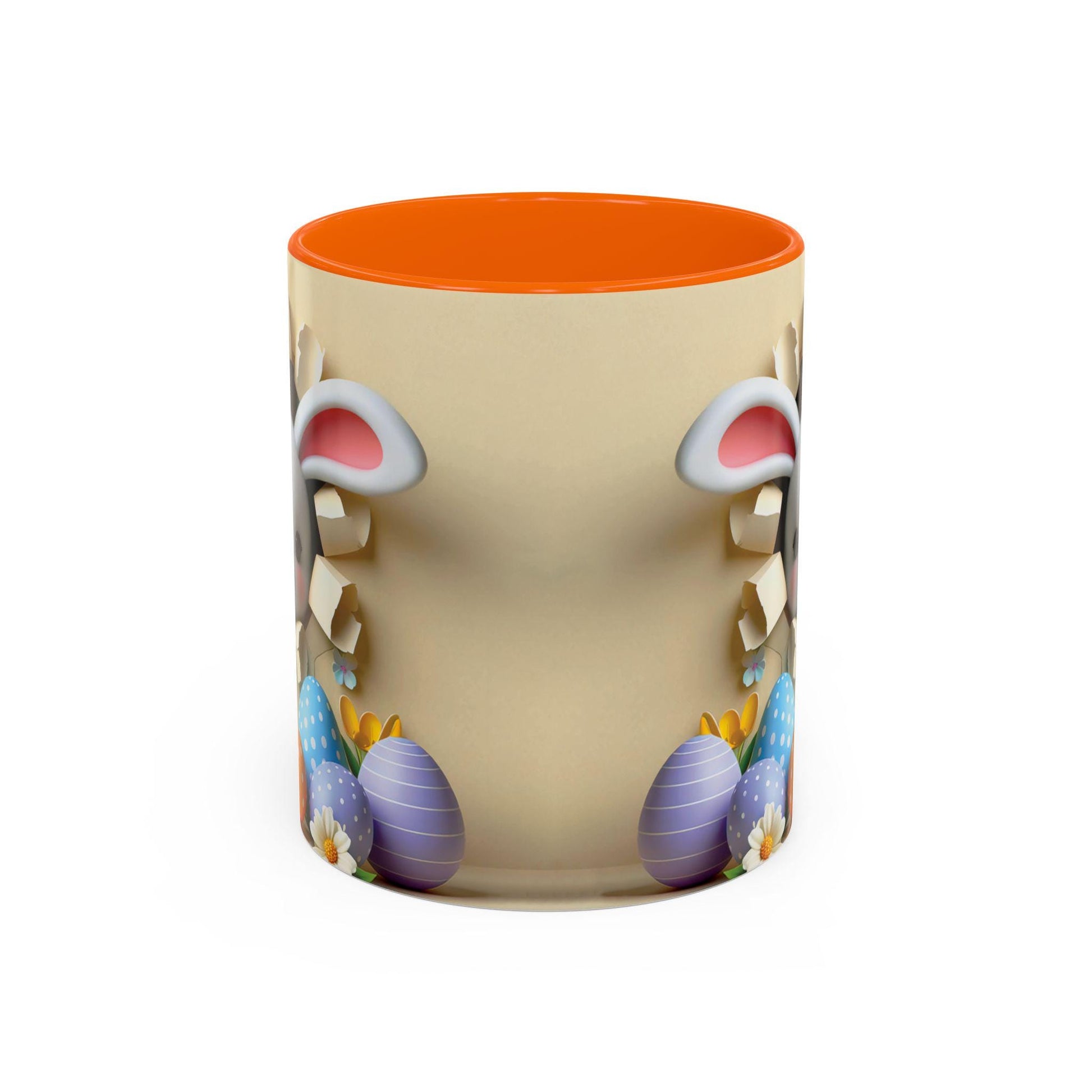 Cute Easter Bunny Coffee Mug, Spring Decor Mug, Funny Gift for Kids, Tea Cup, Easter Celebration, Unique Kitchenware