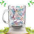 Butterfly Bloom Floral Glass Mug | 10oz Floral Drinkware, Home Decor, Gift for Her, Springtime Sip, Garden Party Essentials