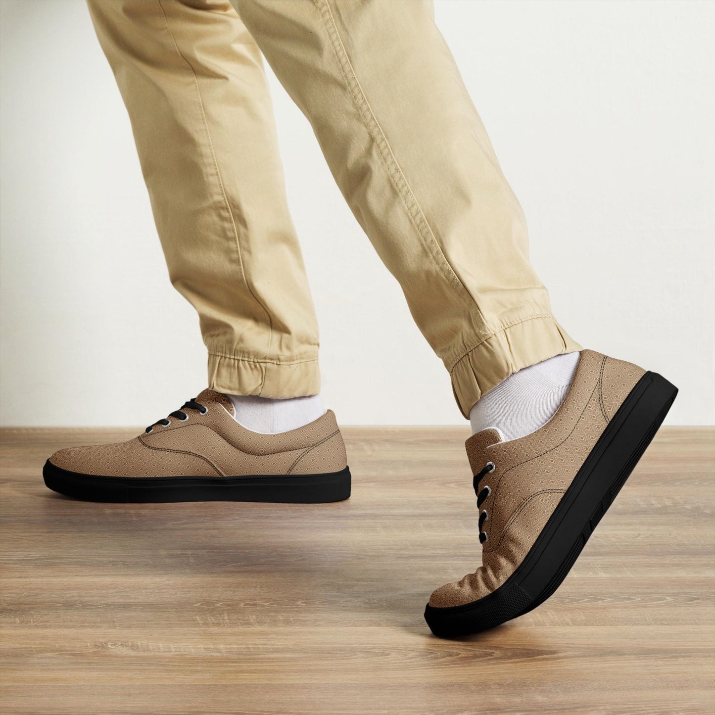 Men&#39;s Lace-Up Stylish Canvas Shoes | Trendy Casual Sneakers | Lightweight & Comfortable | Urban Streetwear Essential