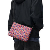 Bright Floral Seamless Pattern Crossbody Bag | Stylish Casual Fashion Bag | Lightweight & Hands-Free | Perfect for Everyday Use