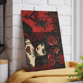 Gothic Art Glass Cutting Board | Darkly Elegant Kitchen Decor, Halloween Gift, Unique Gift for Her, Home Cooking Accessory