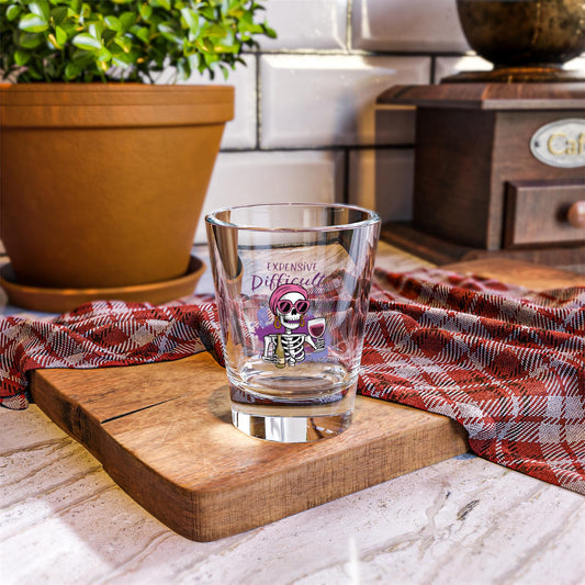 Sassy Skeleton Shot Glass, Fun Cocktail Accessory, Perfect for Parties, Halloween, Birthdays, Celebrations, Gift Idea