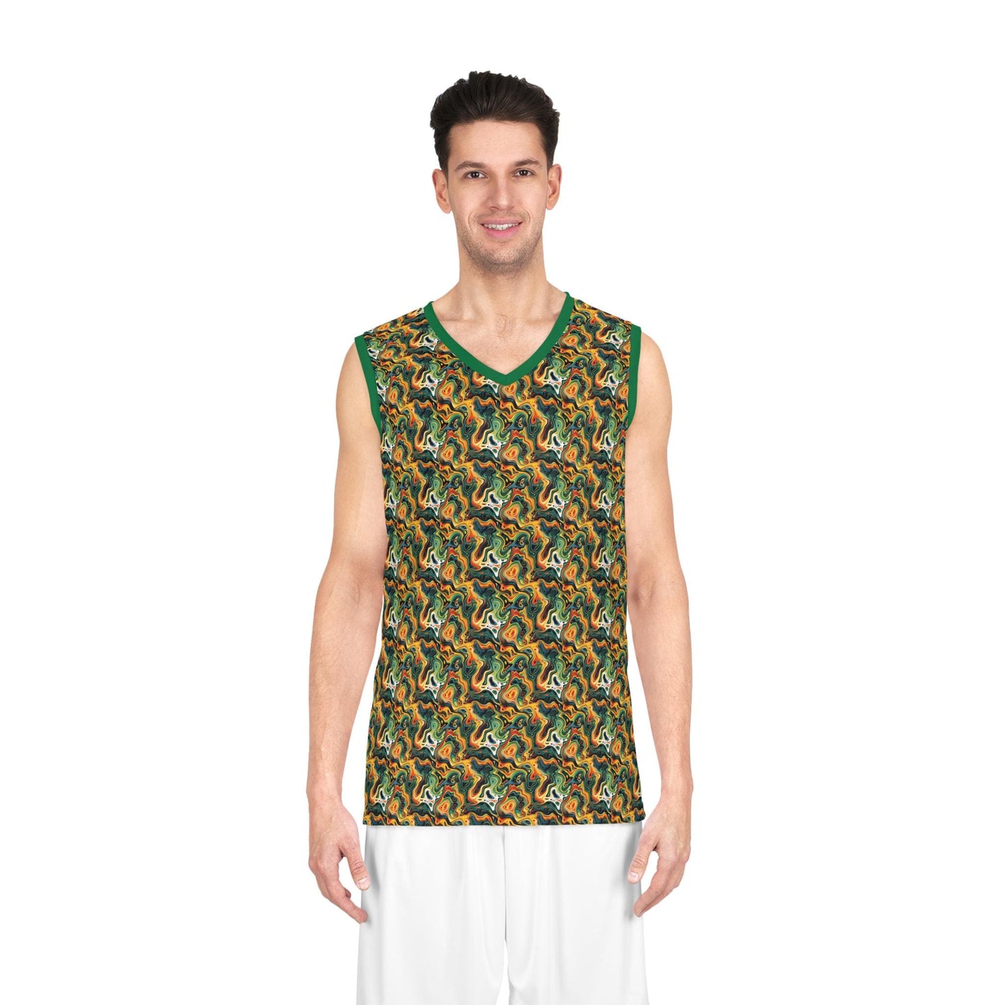 Vibrant Mesh Basketball Jersey, Sports Team Apparel, Summer Activities, Unique Gift for Athletes, Casual Style, Gym Wear