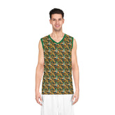 Vibrant Mesh Basketball Jersey, Sports Team Apparel, Summer Activities, Unique Gift for Athletes, Casual Style, Gym Wear