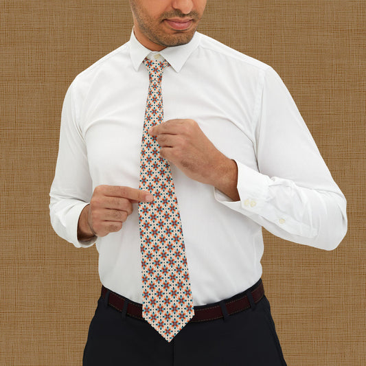 Floral Pattern Necktie - Stylish Accessory for Men, Perfect Gift for Weddings, Father&#39;s Day, Office Wear, Ceremonies, Holidays
