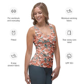 Womens 3D Pastel Spring Floral Sublimation Cut & Sew Tank Top