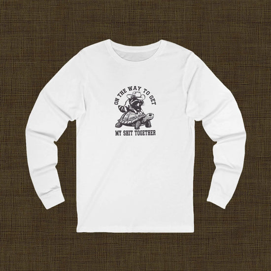 Humorous Long Sleeve Tee for Casual Days | Perfect Gift for Friends, Birthday, Everyday Wear, Relaxation, Motivation