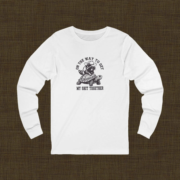 Humorous Long Sleeve Tee for Casual Days | Perfect Gift for Friends, Birthday, Everyday Wear, Relaxation, Motivation