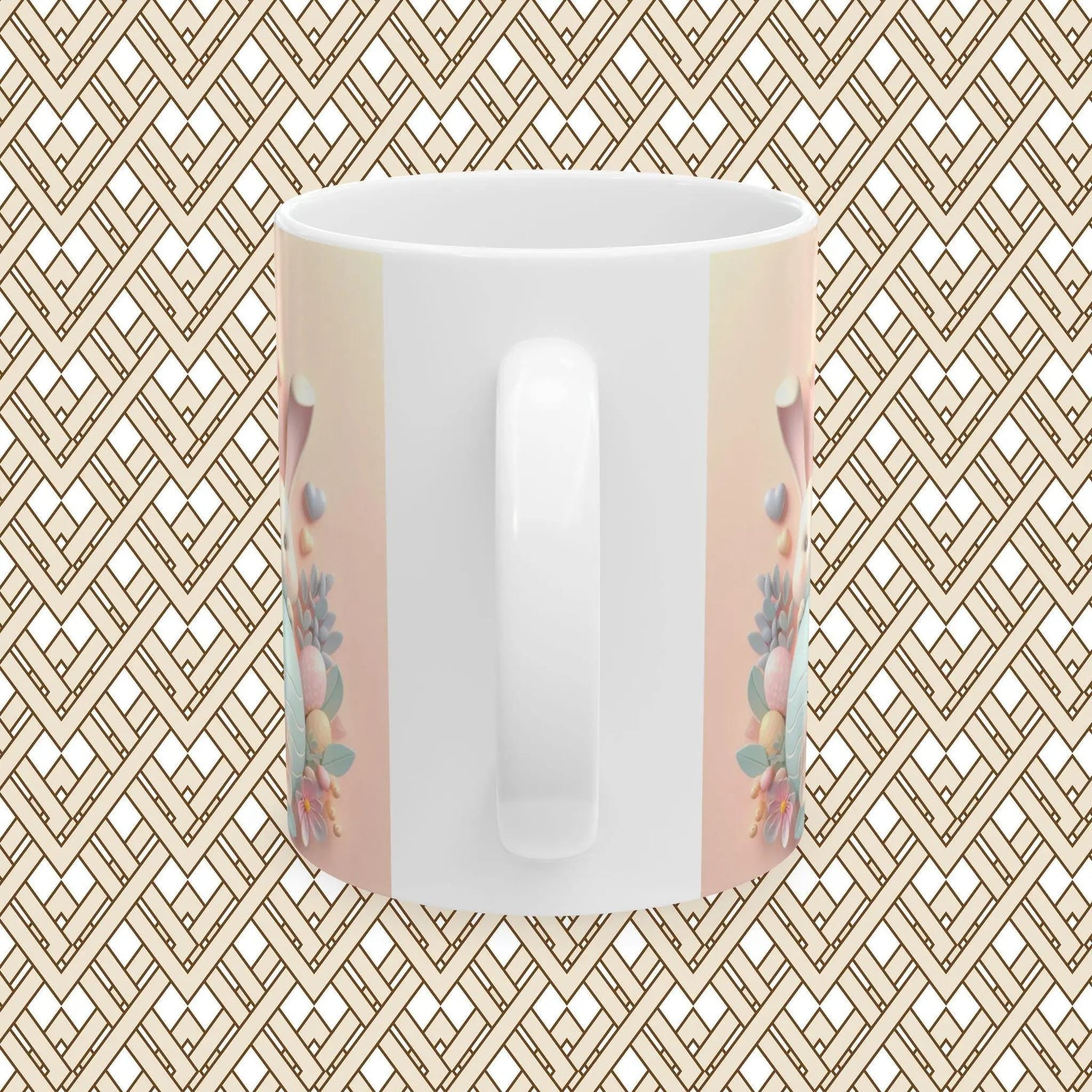 Cute Bunny Easter Ceramic Mug, Perfect for Spring Gifting, Coffee Lovers, Tea Enthusiasts, Festive Decor, 11oz, 15oz