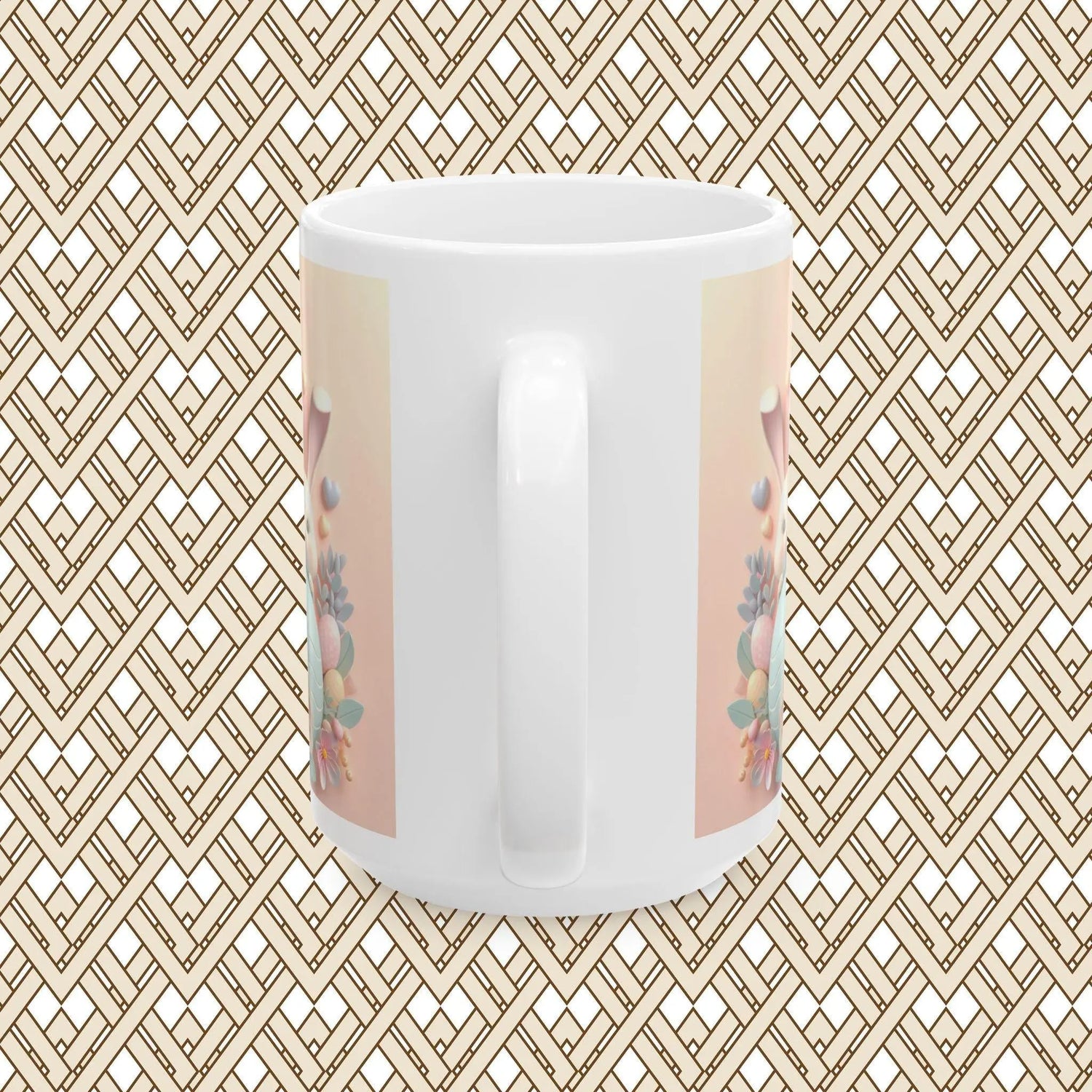 Cute Bunny Easter Ceramic Mug, Perfect for Spring Gifting, Coffee Lovers, Tea Enthusiasts, Festive Decor, 11oz, 15oz