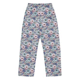 3D Floral Pajama Pants for Women – Spring Soft Lounge Pants – Comfort Sleepwear – Cute Printed PJ Bottoms – Cozy Elastic Waist Pants