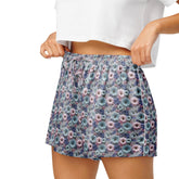 3D Floral Pajama Shorts Women&