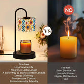 Candle Warmer Lamp, Floral Stylish small bedroom office decorative candle lamp, great unique gift