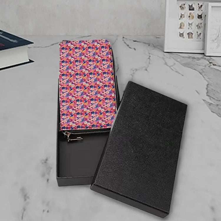 Oil Painting Sublimation Floral pattern Clutch Wallet for Women, Casual Daily Wear Designer Pocket Book, Gift for Her