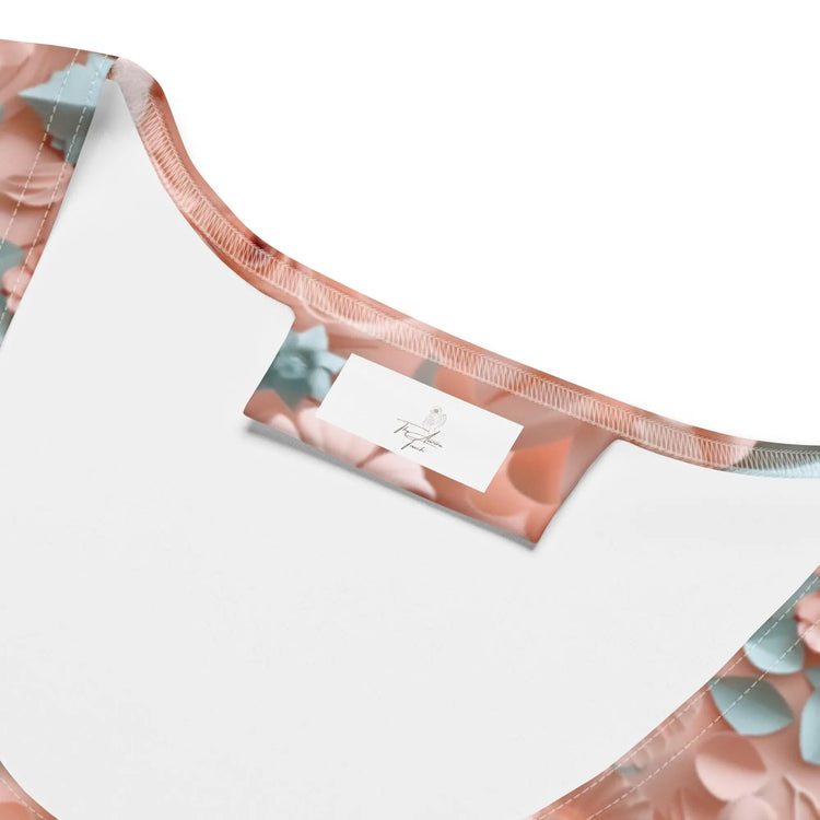 Womens 3D Pastel Spring Floral Sublimation Cut & Sew Tank Top