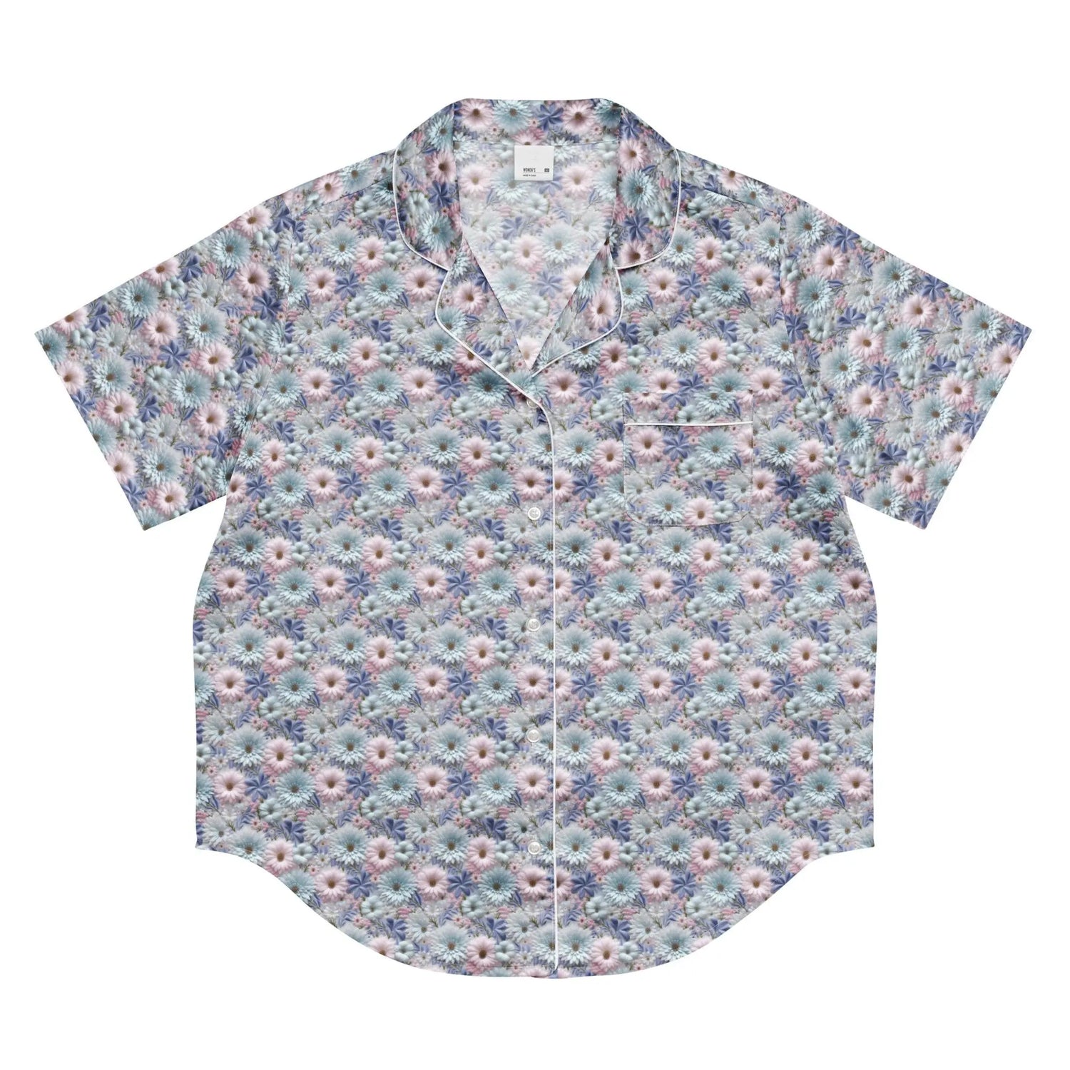 3D Floral Pajama Top Women&